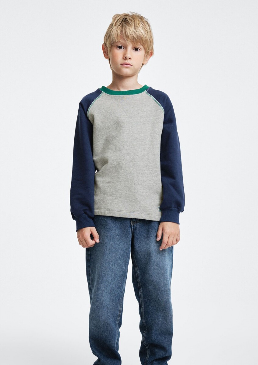 SUDADERA POLAR CON PARCHE - MULTICOLOR 