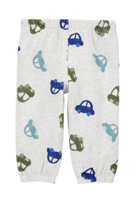 Pantalón deportivo de algodón, diseño autos Sin color