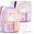 Mochila Kawaii Escolar Infantil Diseño Peluche Conejito Color Rosado