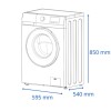 Lavarropas James Modelo LR 8140 INV BL Lavarropas James Modelo LR 8140 INV BL