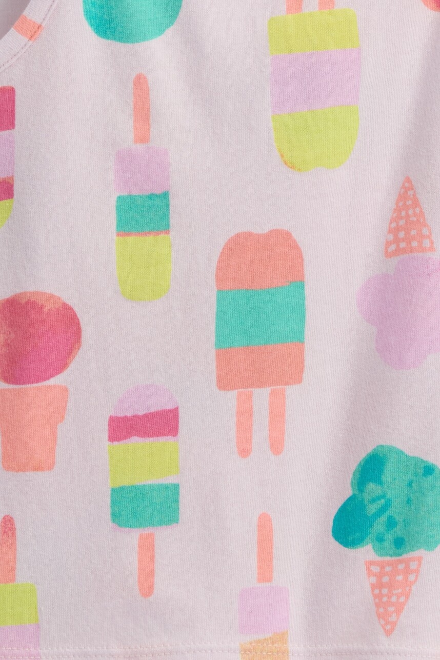 Musculosa Rib Toddler Niña Ice Cream