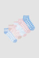 Pack de 5 medias cortas colores lisos Variante 45
