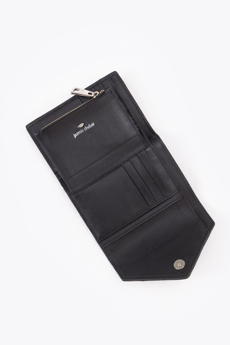 BILLETERA LIPSTICK KNIT Negro