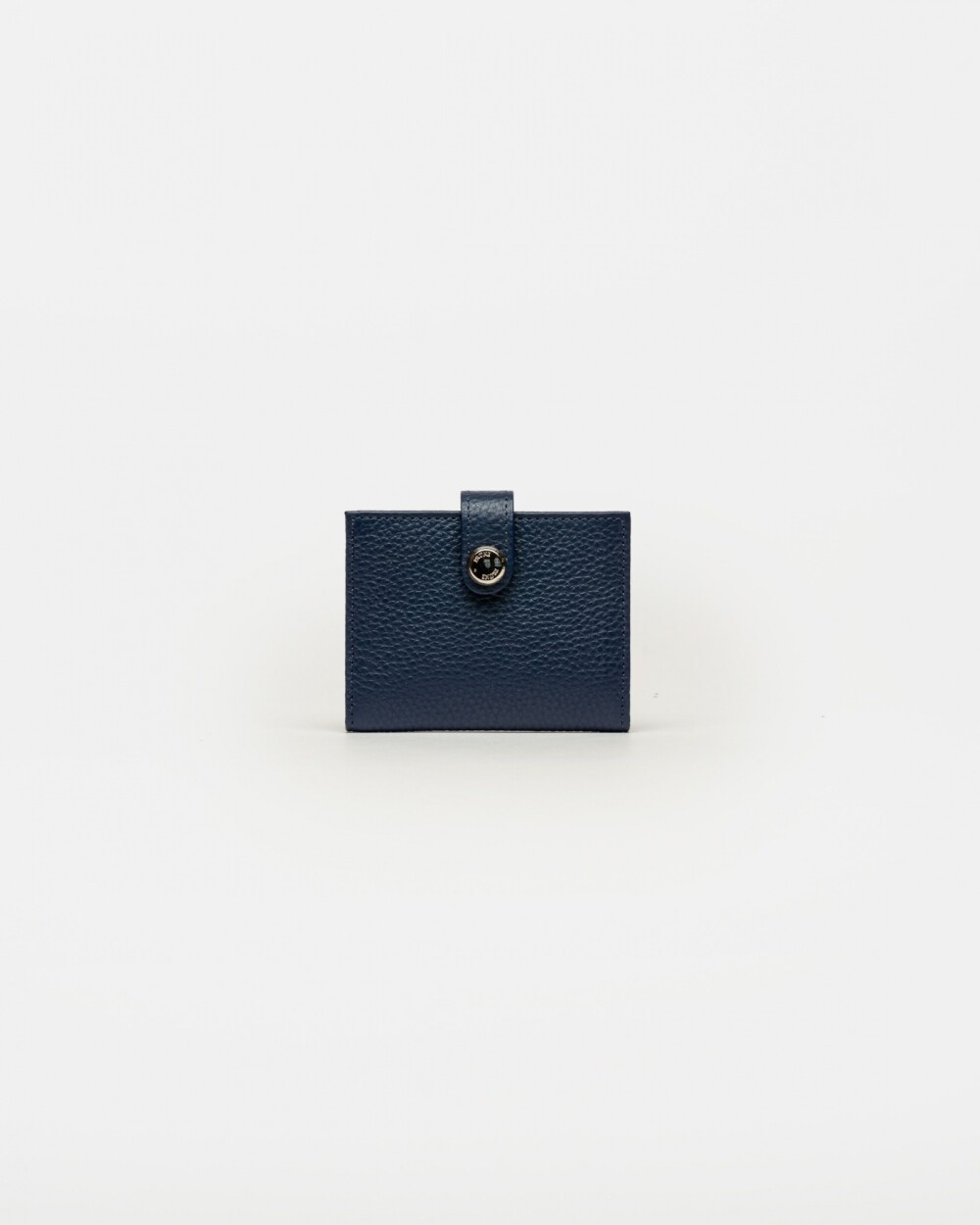 Tarjetero Sand en cuero graneado Marine Blue