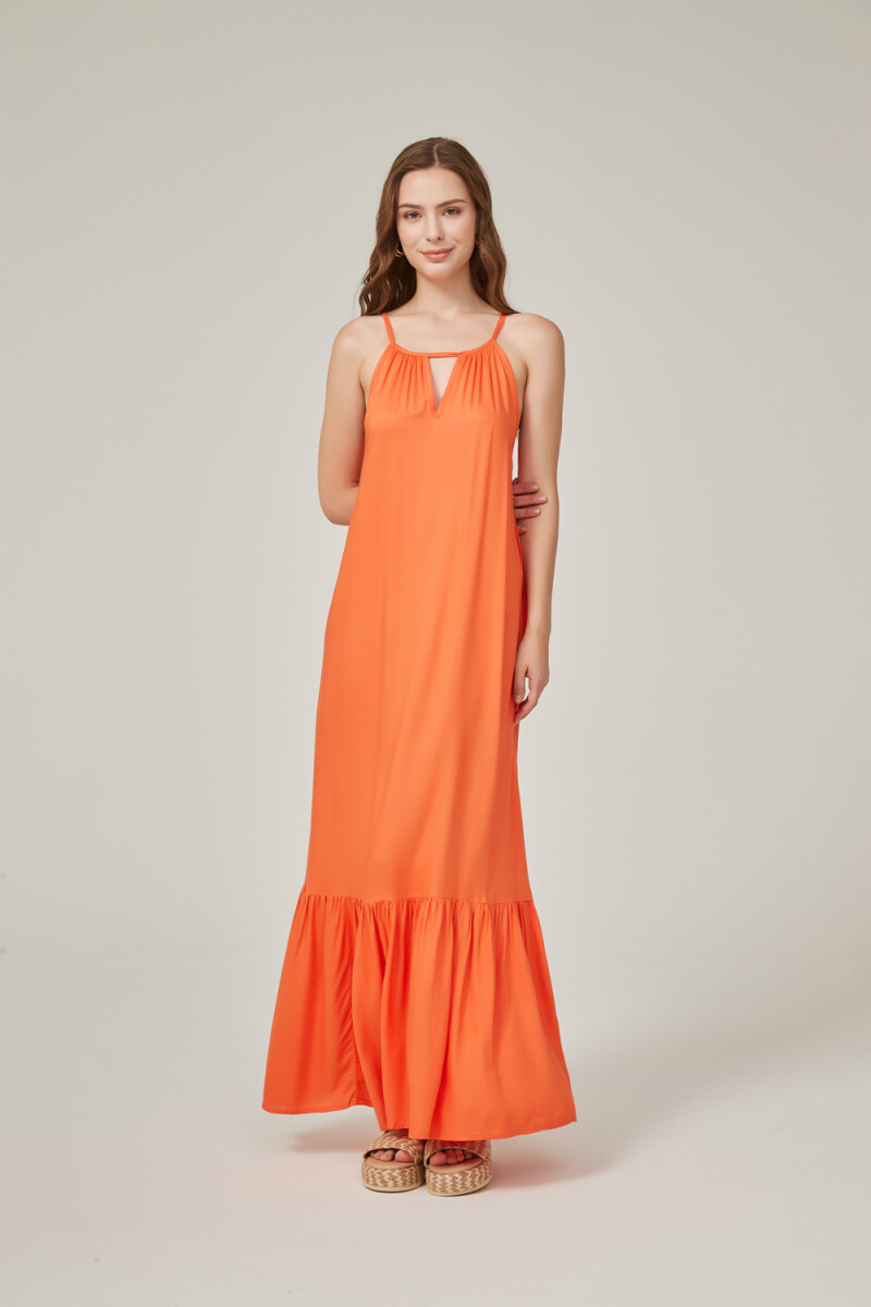 Vestido Turda - Naranja Oscuro 