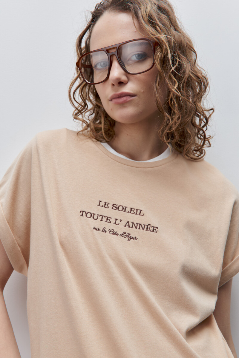 REMERA PONT Beige