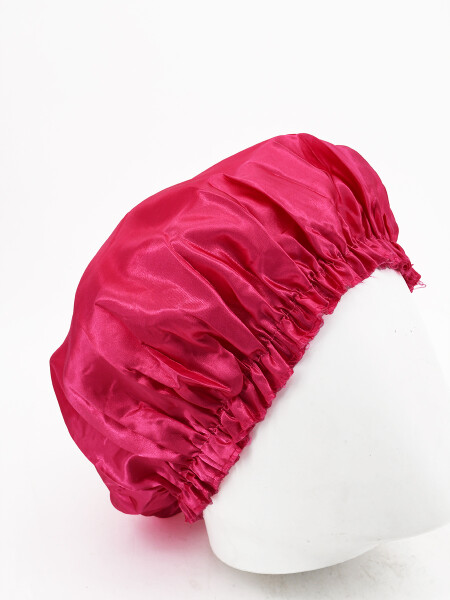 GORRA BAÑO IMPERMEBLE DOBLE TELA FUCSIA