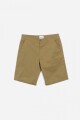 Short de gabardina KHAKI