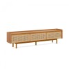 Rack de TV Dune Rattan 2.2 - Linea Manhattan Marrón