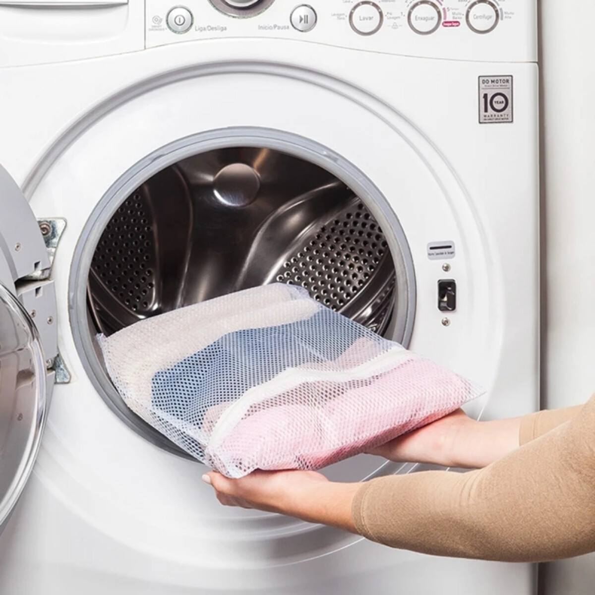 Set x2 Bolsa para lavadora P - BLANCO 