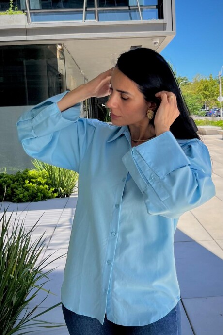 Camisa Tadea Celeste