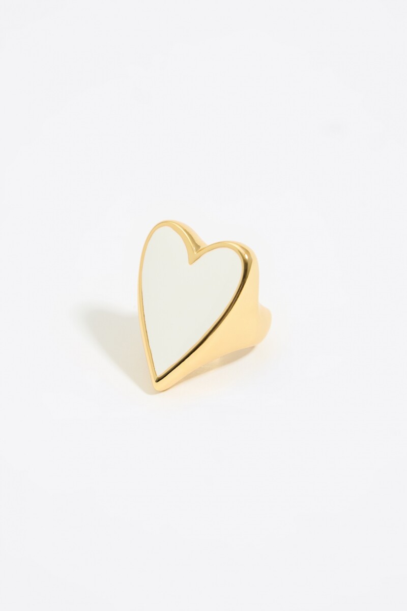 ANILLO CORAZÓN Marfil