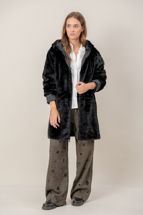 Tapado reversible Negro