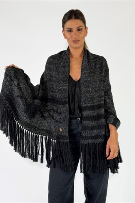 PASHMINA SAMOA Negro