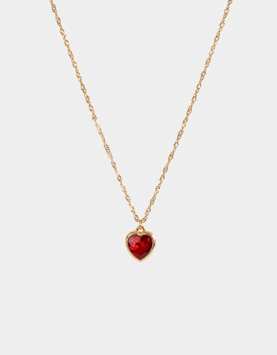 Cadena Corta Con Dije Corazón 