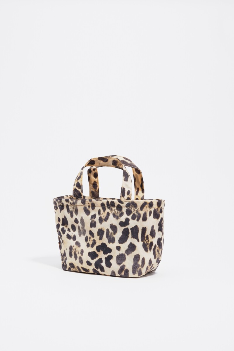 MINI BOLSO NYLON Leopardo