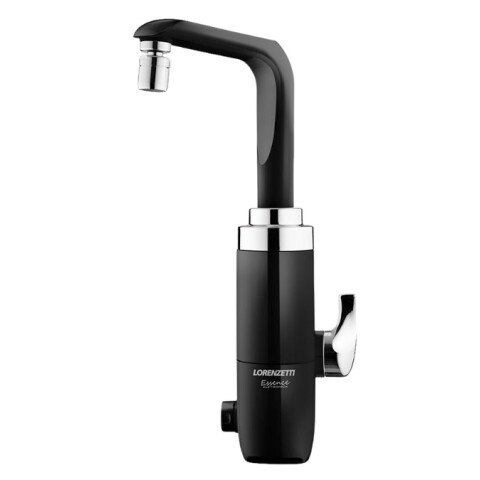 GRIFO ELECTRONICA ESSENCE NEGRO CROMO DE MESADA 220V 5500W GRIFO ELECTRONICA ESSENCE NEGRO CROMO DE MESADA 220V 5500W