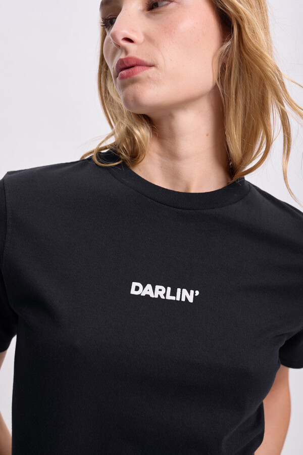 Remera estampa Negro