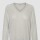 Sweater Liviano Molly Cuello En V Light Grey Melange