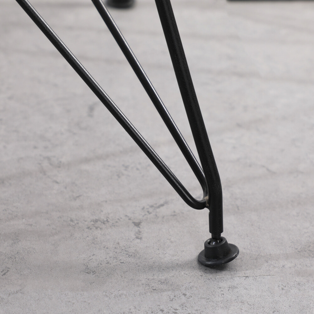 SILLA DE COMEDOR PU-Y-METAL GRIS ANTOLOGIA