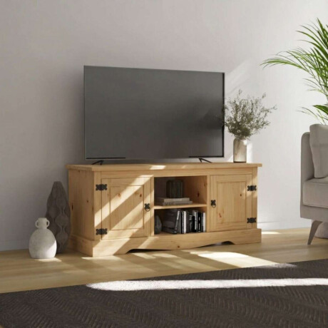 Rack 2 puertas 1 Estante 160cm Linea Mexicana Natural