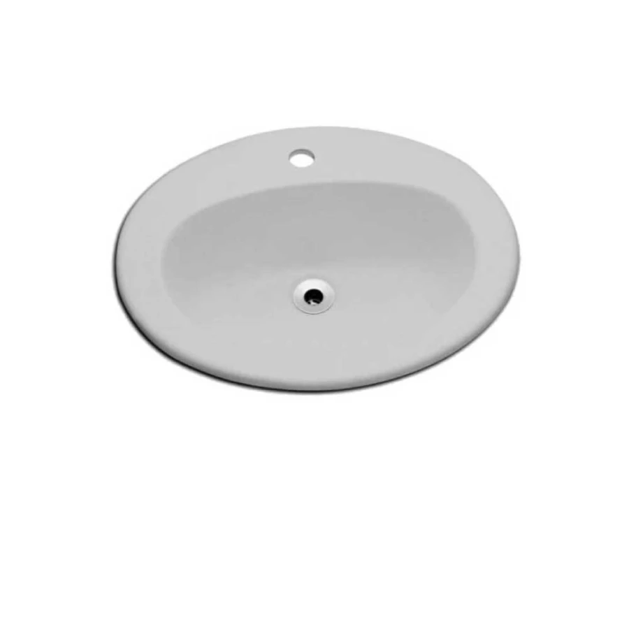 Lavatorio de sobreponer oval Gris Lavatorio de sobreponer oval Gris