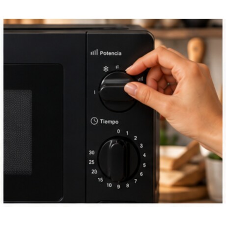 Microondas RCA 20 Lts. negro Microondas RCA 20 Lts. negro