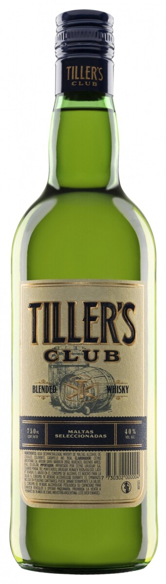 WHISKY TILLERS 750ML 