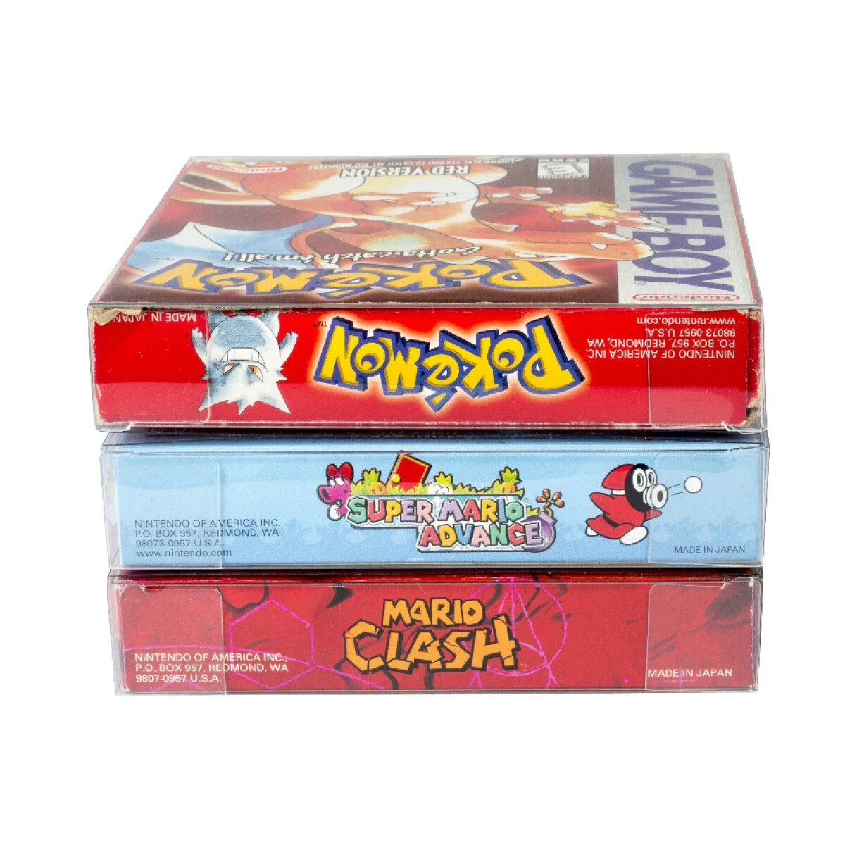 Protectores para juegos de GBA (Caja)(Pack x25) *No incluye juegos* 