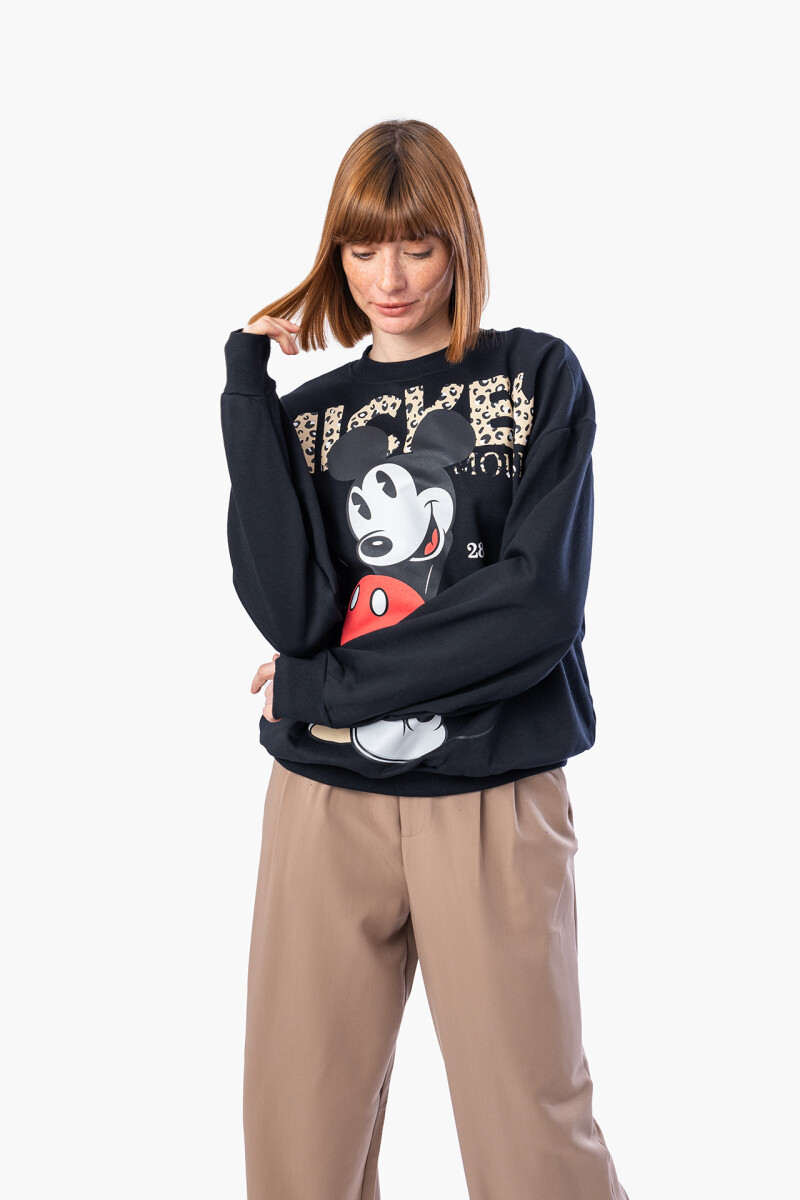 BUZO MICKEY ROAR - NEGRO 