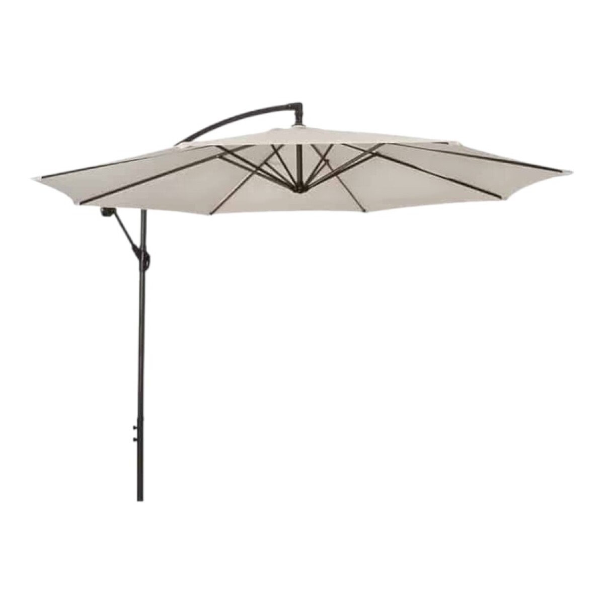 Sombrilla Pie Lateral Acero 3M 