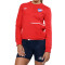 Buzo de Mujer Umbro Sides Dama Rojo - Blanco