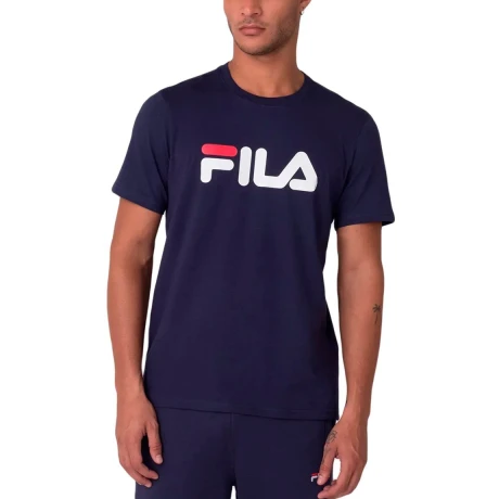 Fila remera letter premium iii azul marino/blanco/rojo Hombre S/C