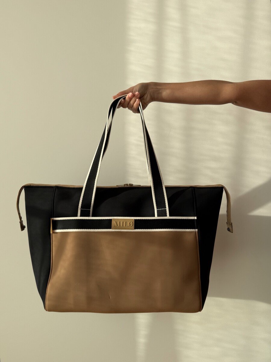 Bolso Zipper SS26 - Black & Khaki 