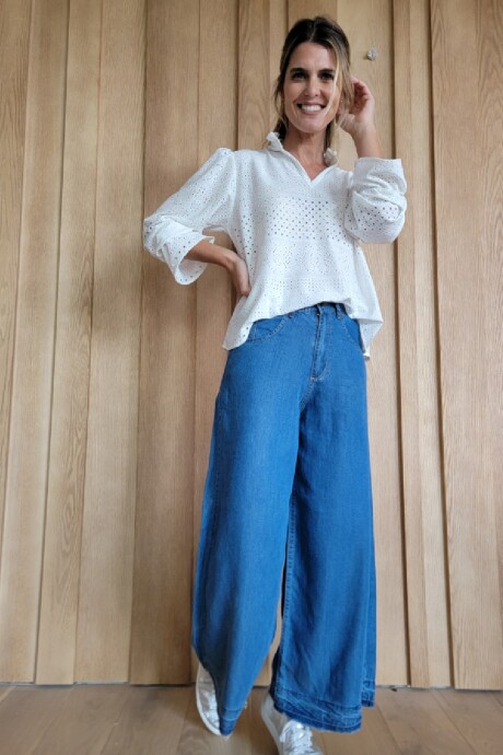 Pantalón Ficus Denim Azul