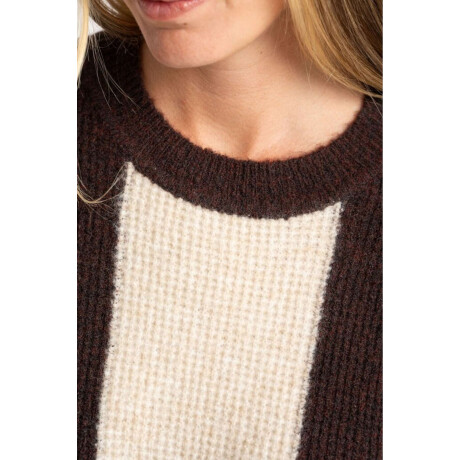 Sweater Rayado Chocolate