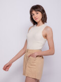 SHORT ELORZ Beige