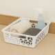 Cesto organizador raso 9L BLANCO
