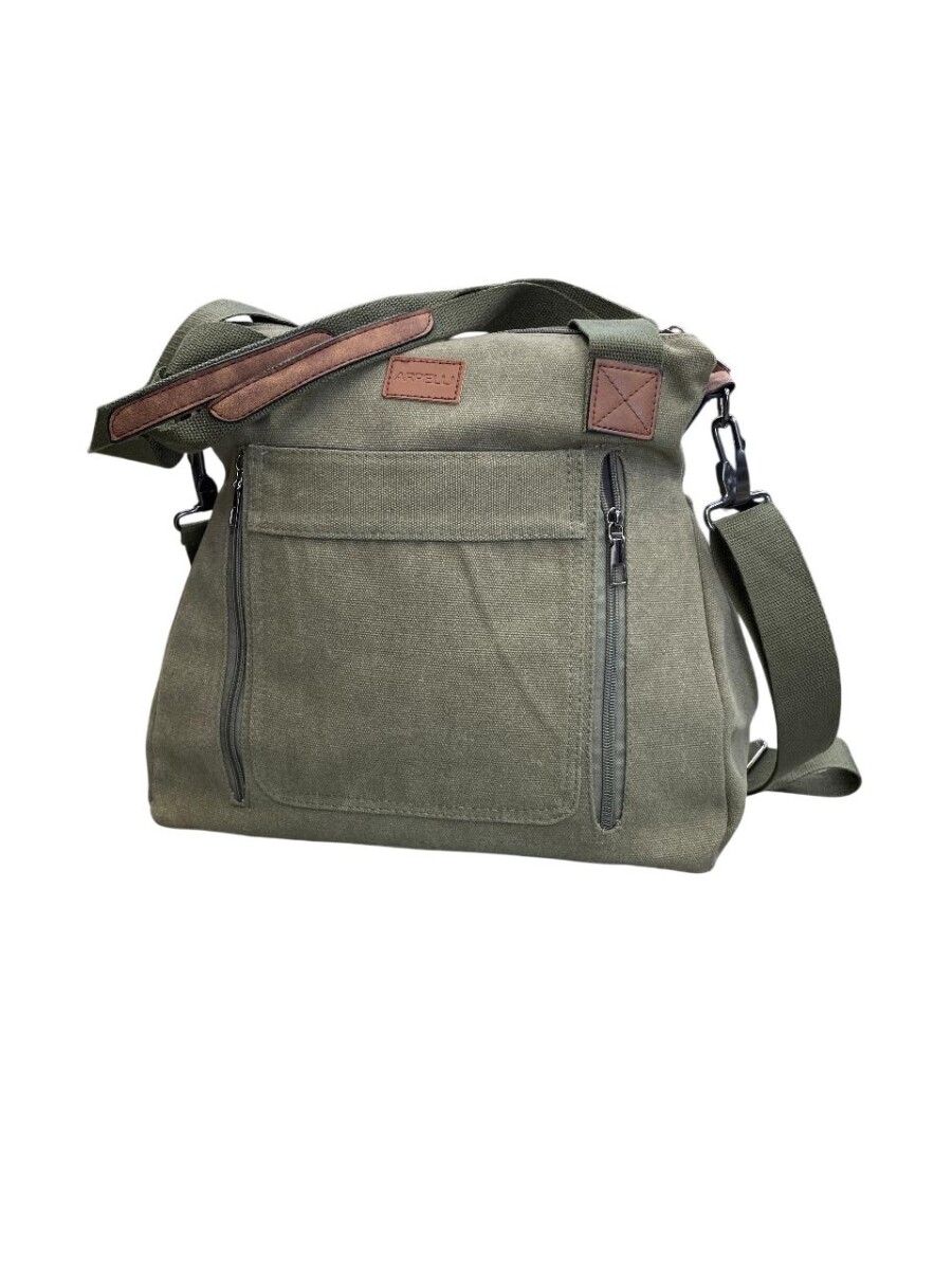 Cartera Safari Lona - Verde 