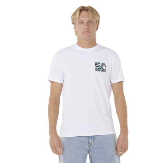 Remera Rip Curl Hazed & Tubed Tee - Blanco Remera Rip Curl Hazed & Tubed Tee - Blanco