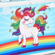 Valija Set Completo 145 Piezas Marcadores Pinturas Pinceles Unicornio