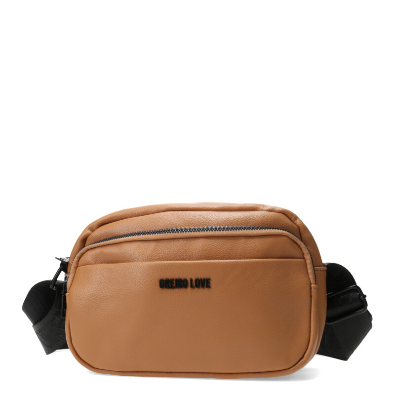 Cartera Bandolera Las Oreiro Love Tan