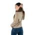 POLERA CON BOTONES GRIS