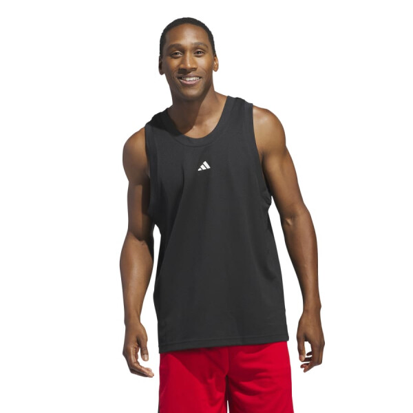 Musculosa Adidas Legends de Hombre - IN2566 Negro