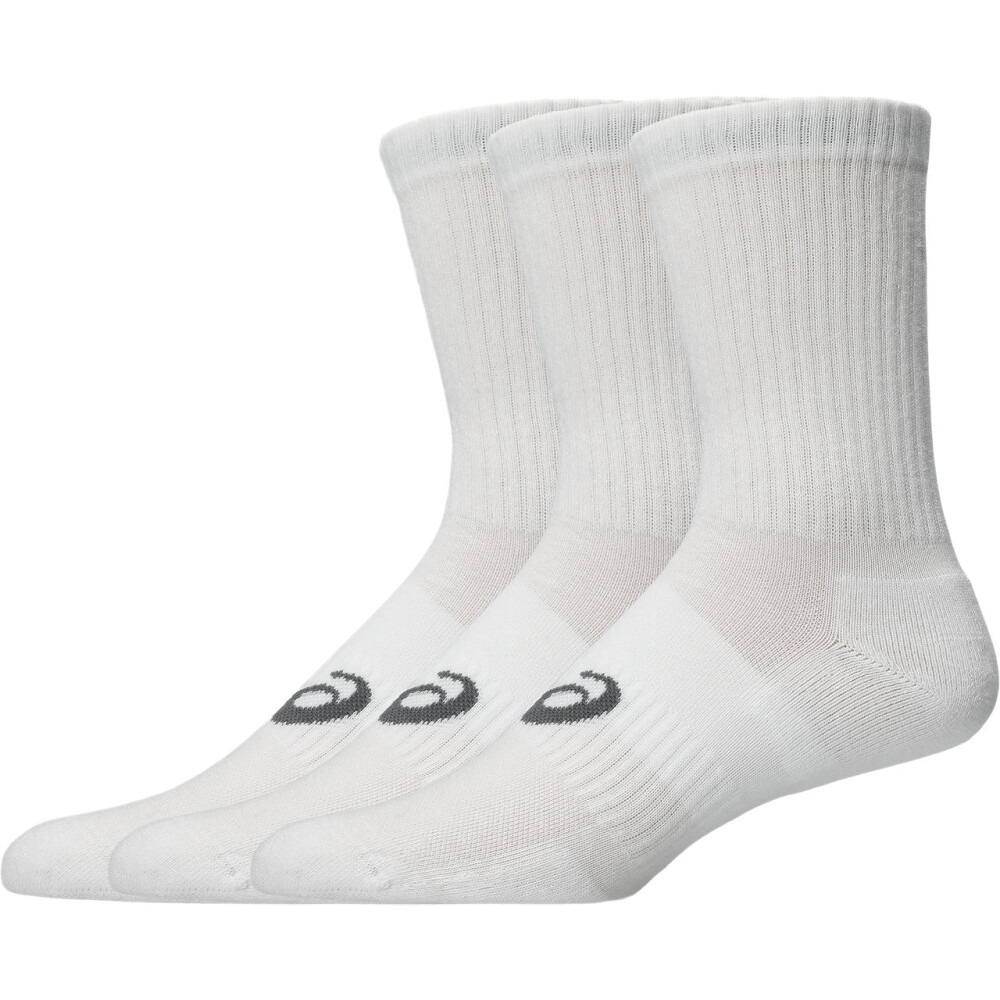 Medias Training 3 Pack Crew Sock Unisex Brilliant White