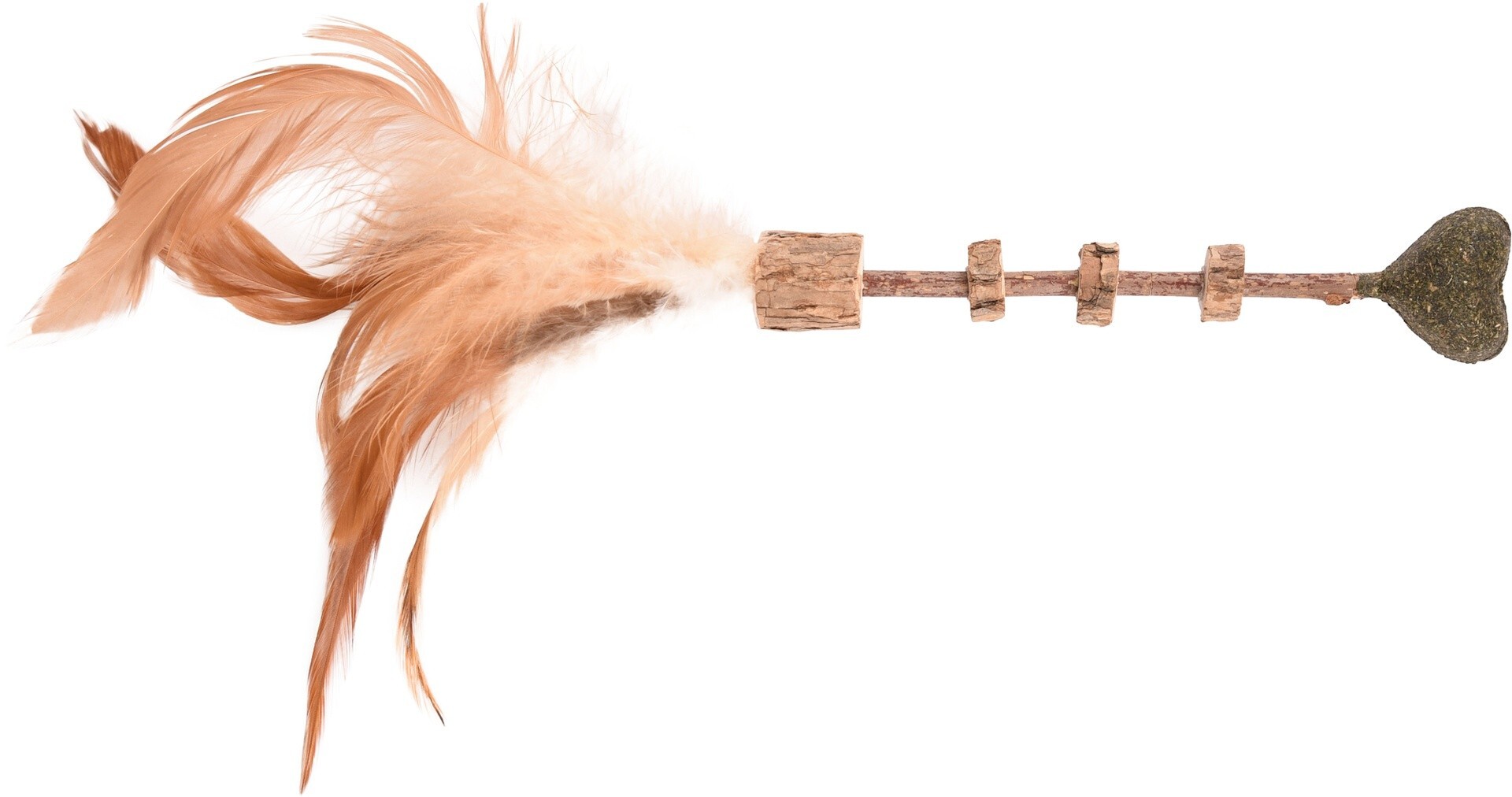 PALO DE MADERA CON MATATABI FLAMINGO TOPSY 25CM 