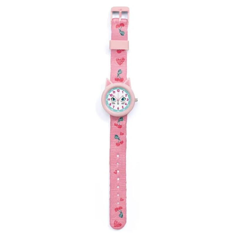 Reloj infantil Gato Ticlock Djeco Reloj infantil Gato Ticlock Djeco