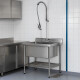 Pileton Fregadero Acero Inox 1 mt | Ventus VENELF-105 Pileton Fregadero Acero Inox 1 mt | Ventus VENELF-105