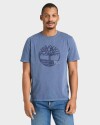 Polera Garment Dye Logo Graphic Tee Hombre Eyo
