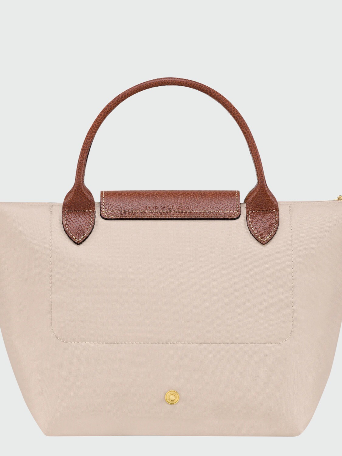 LONGCHAMP - LE PLIAGE ORIGINAL, CARTERA DE MANO S Marfil